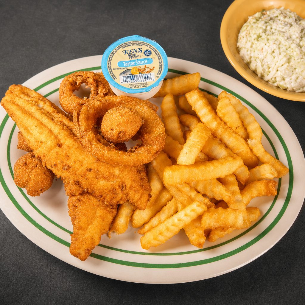 Fried Catfish Fillets.